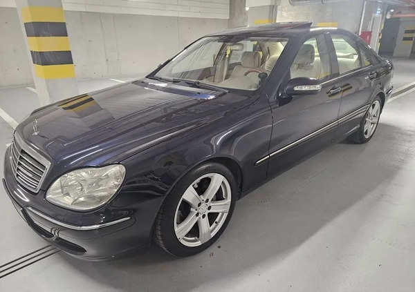 Mercedes-Benz Klasa S cena 70000 przebieg: 211000, rok produkcji 2004 z Warszawa małe 781